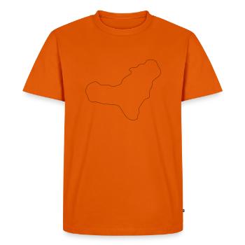 El Hierro - Men's Premium Organic T-Shirt - orange  - Front - Nico (187cm)
