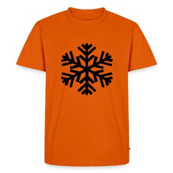 Réfrigérateur, gel, sujet de glace, froid, les - T-shirt Premium bio Homme - orange  - Devant - Nico (187cm)