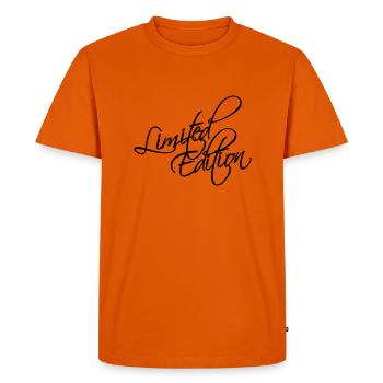 Limited Edition - T-shirt Premium bio Homme - orange  - Devant - Nico (187cm)