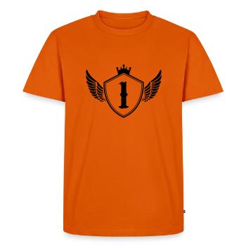 Armoiries 1 - T-shirt Premium bio Homme - orange  - Devant - Nico (187cm)
