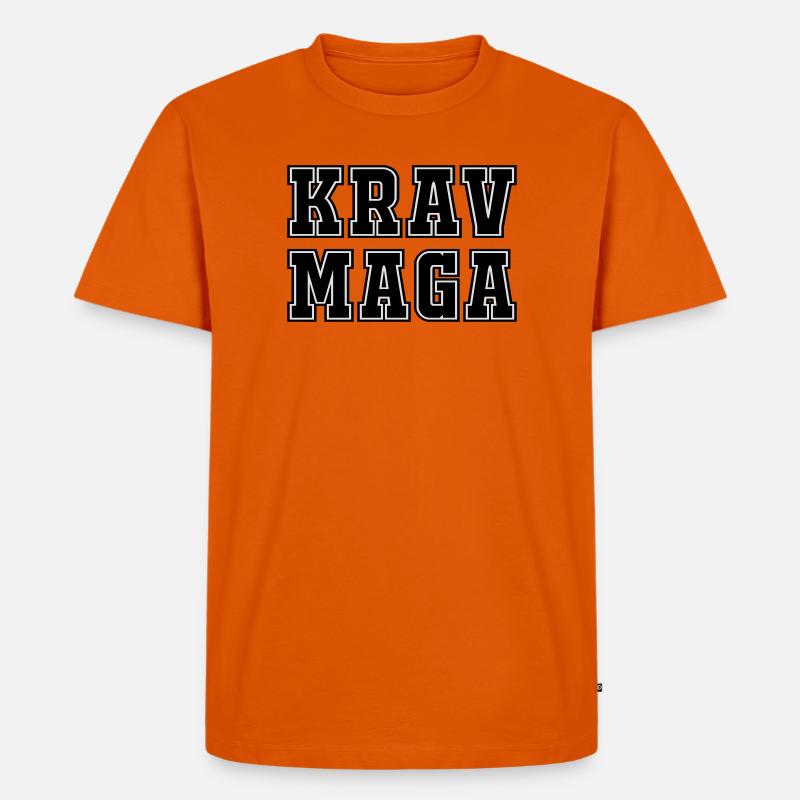 Krav - Männer Premium Bio T-Shirt - Orange 