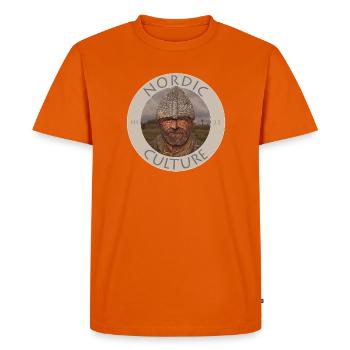 Viking nordique / Hans Strom Suède - T-shirt Premium bio Homme - orange  - Devant - Nico (187cm)