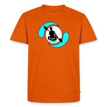 Kayak - Men's Premium Organic T-Shirt - orange  - Front - Nico (187cm)