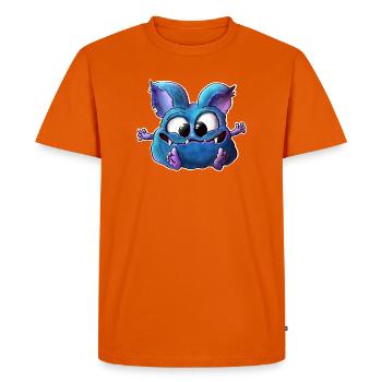 Laissez-vous étreindre.... Monstre câlin - T-shirt Premium bio Homme - orange  - Devant - Nico (187cm)