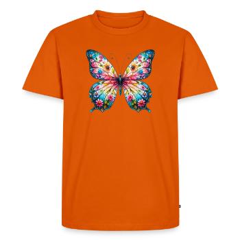 Papillon - T-shirt Premium bio Homme - orange  - Devant - Nico (187cm)