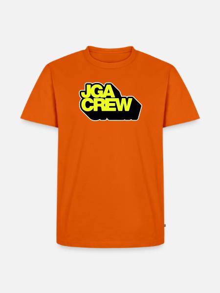 Bachelor Party Crew 3D - Men's Premium Organic T-Shirt - orange