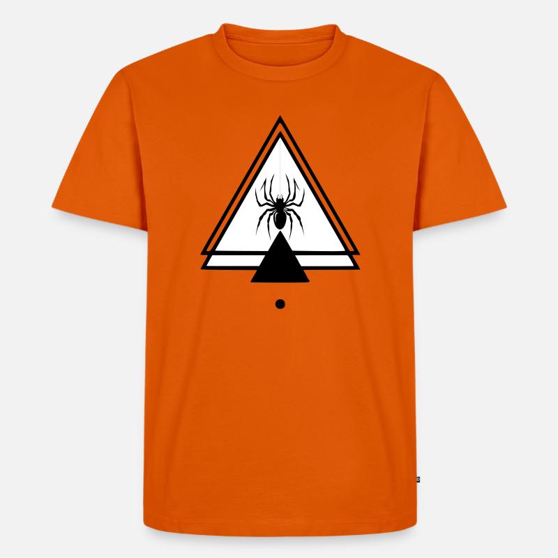 Spinne - Männer Premium Bio T-Shirt - Orange 