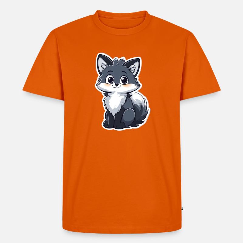 Fuchs - Männer Premium Bio T-Shirt - Orange 