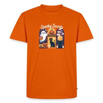 Spooky Halloween Spells Magical Night - Men's Premium Organic T-Shirt - orange  - Front - Nico (187cm)