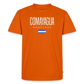 Comayagua, Honduras, Honduras - T-shirt Premium bio Homme - orange  - Devant - Nico (187cm)