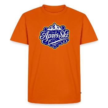 Après-ski Mountains Alps - Men's Premium Organic T-Shirt - orange  - Front - Nico (187cm)