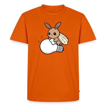 Lampe à polir les mites - T-shirt Premium bio Homme - orange  - Devant - Nico (187cm)