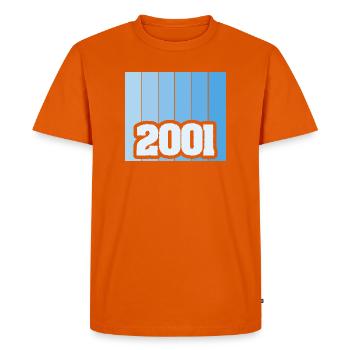 2001 - Men's Premium Organic T-Shirt - orange  - Front - Nico (187cm)