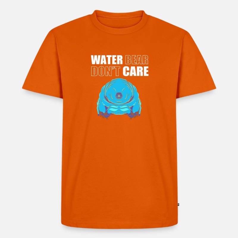 Tardigrade Tardigrades Bärtierchen Wasserbär - Männer Premium Bio T-Shirt - Orange 