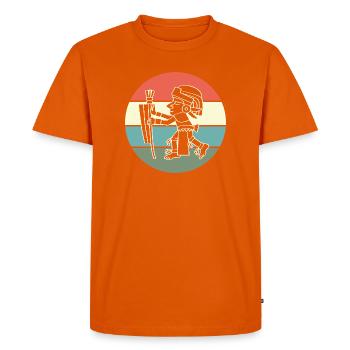 Inca du calendrier maya aztèque - T-shirt Premium bio Homme - orange  - Devant - Nico (187cm)