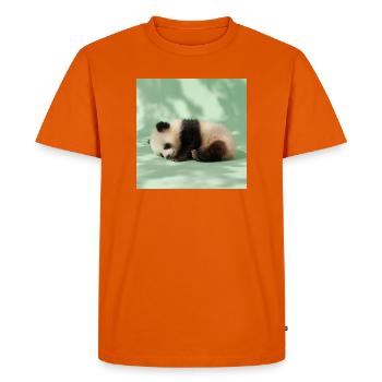 264 pandas - T-shirt Premium bio Homme - orange  - Devant - Nico (187cm)