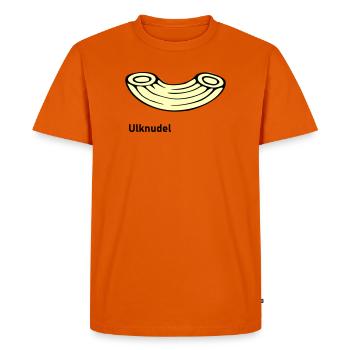 Ulknudel - T-shirt Premium bio Homme - orange  - Devant - Nico (187cm)