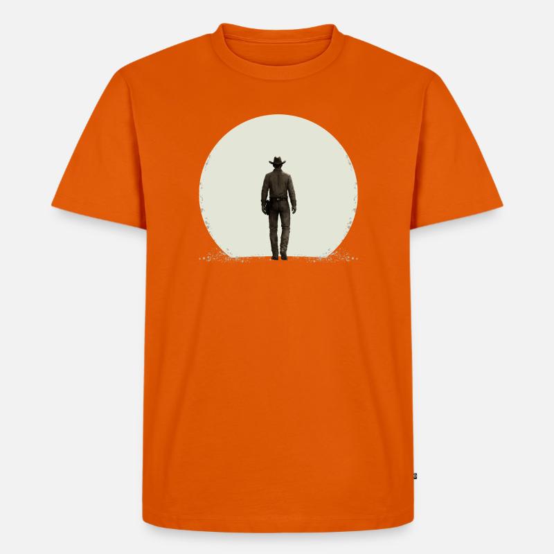 Pfad des Vaters - Männer Premium Bio T-Shirt - Orange 
