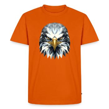 Eagle Bald Eagle Golden Eagle White-tailed Eagle - Men's Premium Organic T-Shirt - orange  - Front - Nico (187cm)