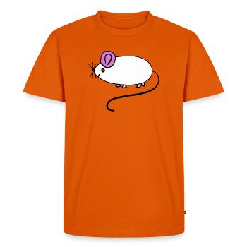 Mouse Rat Rodent Kids Baby - Men's Premium Organic T-Shirt - orange  - Front - Nico (187cm)