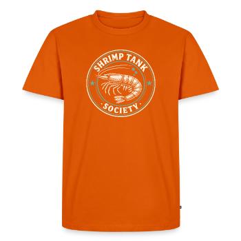 Shrimp Tank Association | Aquatics - Men's Premium Organic T-Shirt - orange  - Front - Nico (187cm)