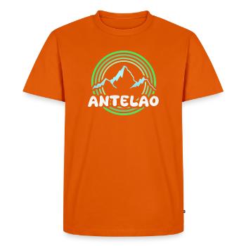 Antelao - T-shirt Premium bio Homme - orange  - Devant - Nico (187cm)