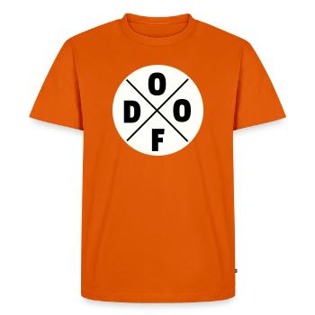 Muet - T-shirt Premium bio Homme - orange  - Devant - Nico (187cm)