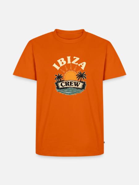 Ibiza Crew - Männer Premium Bio T-Shirt - Orange