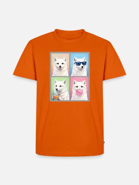 Polarfüchse Polarfuchs - Männer Premium Bio T-Shirt - Orange