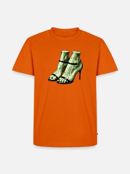 UMWERFEND WUNDERSCHÖN - Männer Premium Bio T-Shirt - Orange