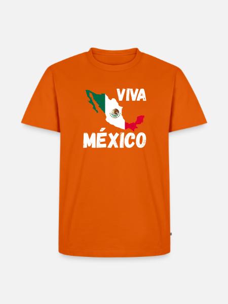 Mexican Mexico - Männer Premium Bio T-Shirt - Orange