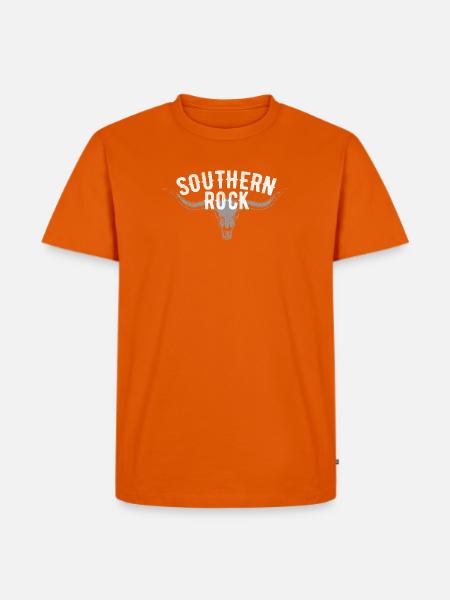 Southern Rock - Männer Premium Bio T-Shirt - Orange