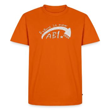 Abitur 2026 - Men's Premium Organic T-Shirt - orange  - Front - Nico (187cm)