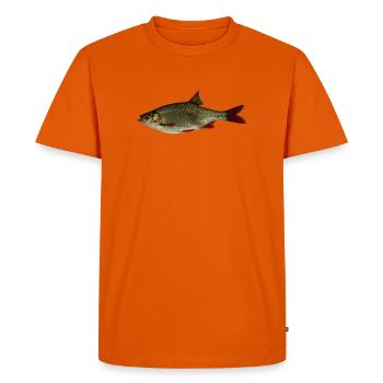 Rotengle - T-shirt Premium bio Homme - orange  - Devant - Nico (187cm)