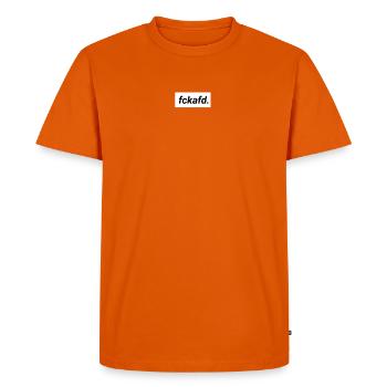 FCKAFD no Afd alternative Allemagne démocratie - T-shirt Premium bio Homme - orange  - Devant - Nico (187cm)