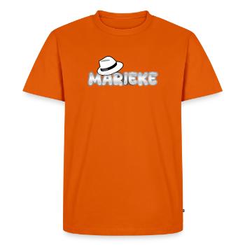 Cadeau pour Marieke - T-shirt Premium bio Homme - orange  - Devant - Nico (187cm)