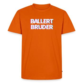Hardtekk Tekk - T-shirt Premium bio Homme - orange  - Devant - Nico (187cm)