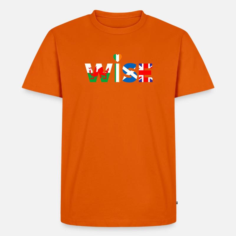 Weise - Männer Premium Bio T-Shirt - Orange