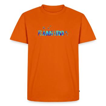RANGIROA - T-shirt Premium bio Homme - orange  - Devant - Nico (187cm)