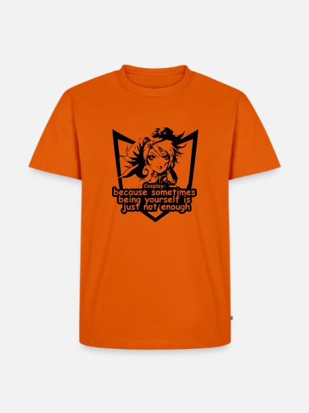 Cosplay: being yourself - Männer Premium Bio T-Shirt - Orange