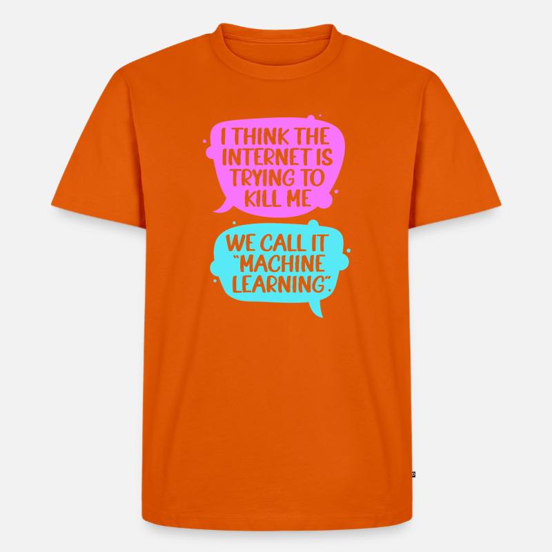 Programmeur GPT Coder - T-shirt Premium bio Homme - orange 