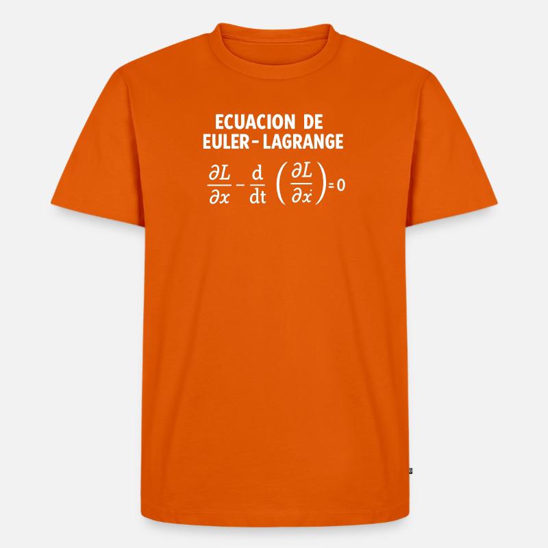 EC-EULER-LAGRANGE - Männer Premium Bio T-Shirt - Orange 