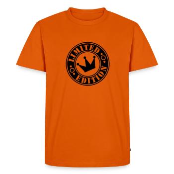 limited edition couronne 2ke - T-shirt Premium bio Homme - orange  - Devant - Nico (187cm)