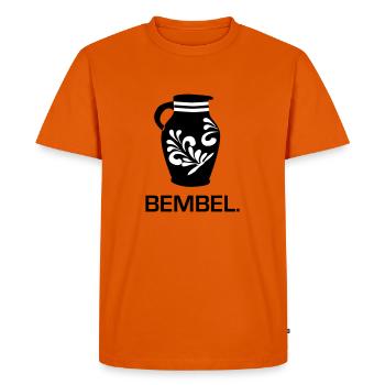 Hessian apple wine Bembel - Men's Premium Organic T-Shirt - orange  - Front - Nico (187cm)