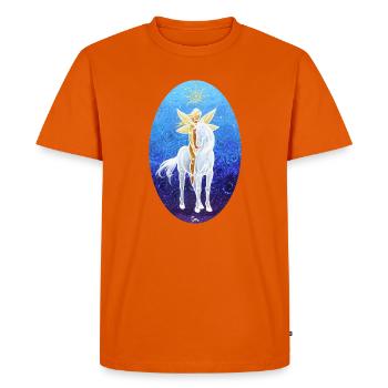 La vie est magique! - Sonja Ariel von Staden - T-shirt Premium bio Homme - orange  - Devant - Nico (187cm)