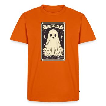 Carte de Tarot - T-shirt Premium bio Homme - orange  - Devant - Nico (187cm)
