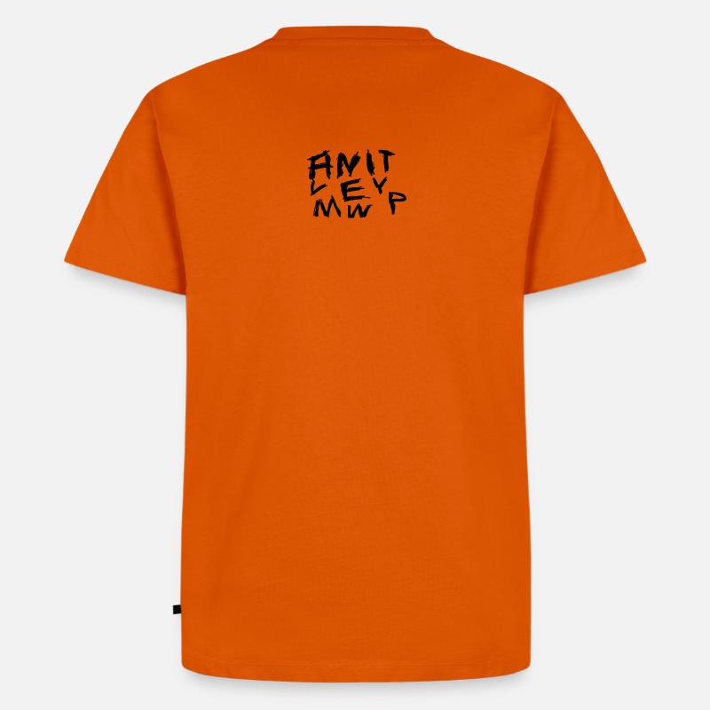 Graffiti Hand Writing Chaos Pattern - T-shirt Premium bio Homme - orange 