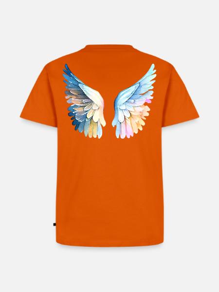 Ailes d'Ange Pastel Angelwings - Men's Premium Organic T-Shirt - orange