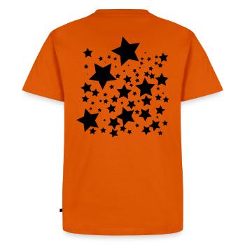 Étoiles - Etoiles - T-shirt Premium bio Homme - orange  - Dos - Nico (187cm)