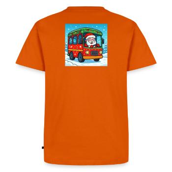 ChatOn_image - Men's Premium Organic T-Shirt - orange  - Back - Nico (187cm)